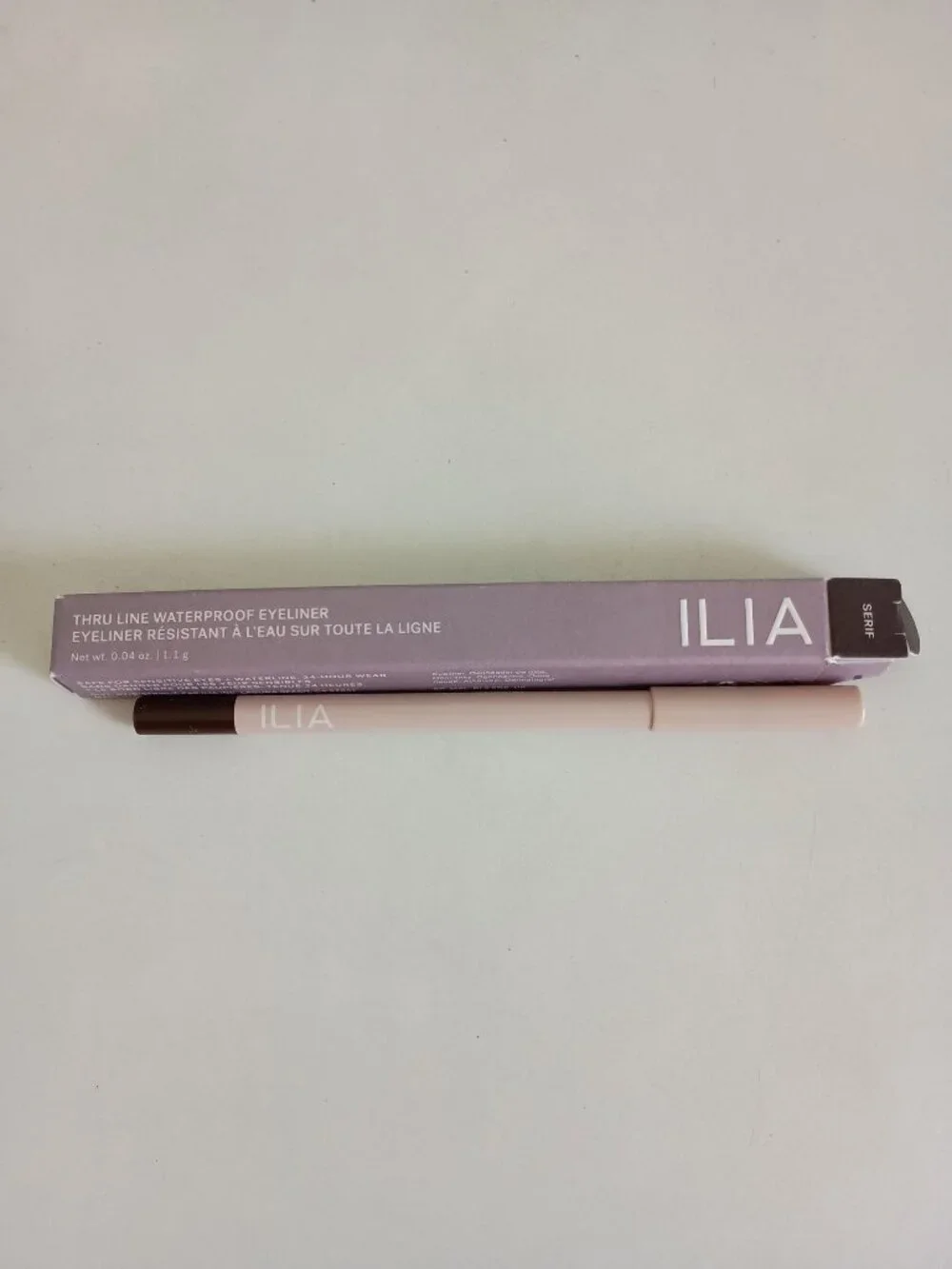 NWT Ilia Through Line waterproof eyeliner- Serif matte dark brown